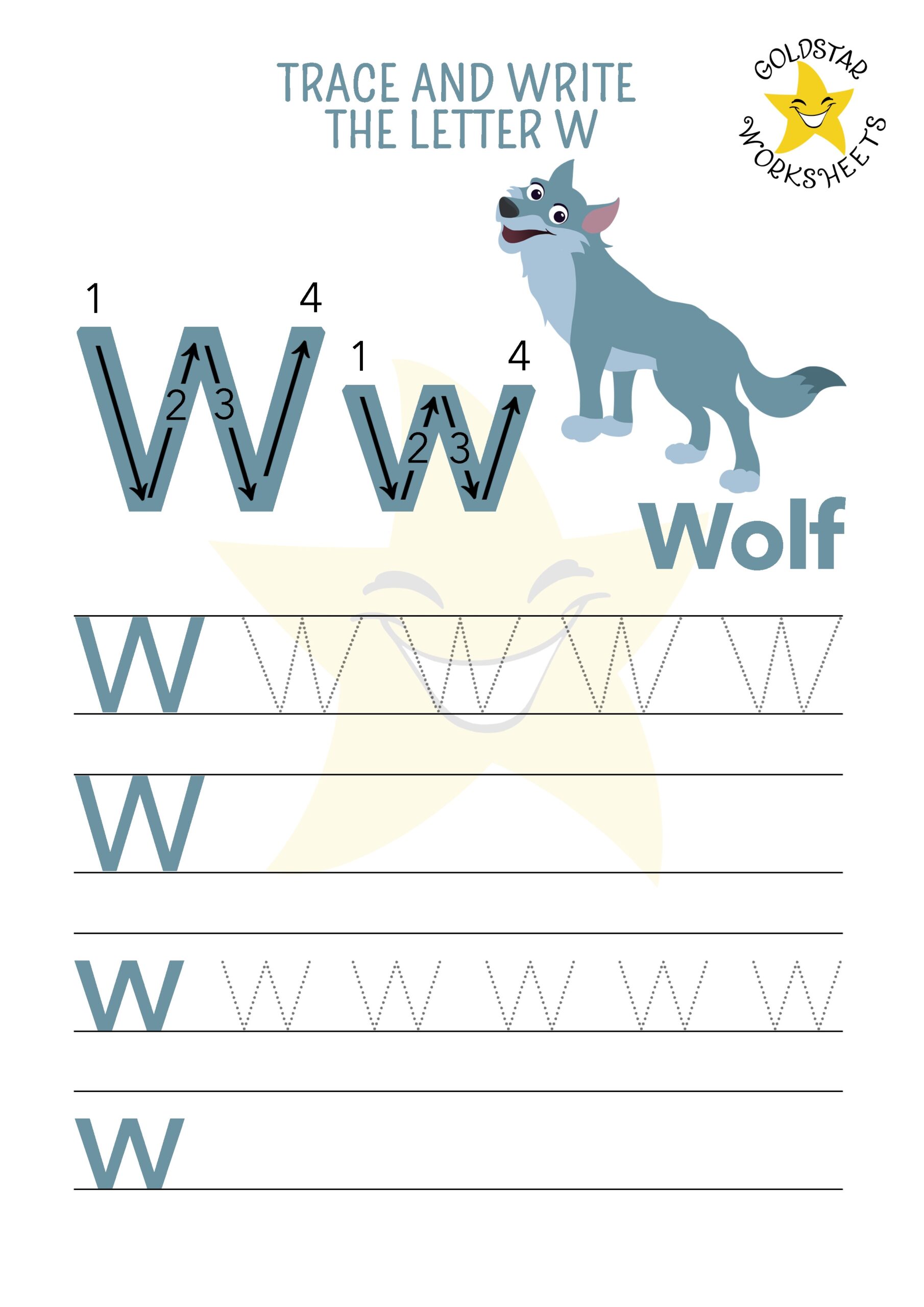 Free Printable Letter W Worksheets Preschool Free Printable Letter W Worksheets Preschool