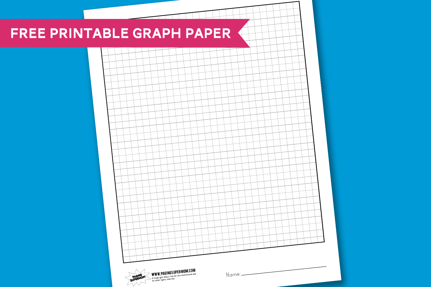 Free Printable Graph Paper Worksheet Free Printable Graph Paper Worksheet