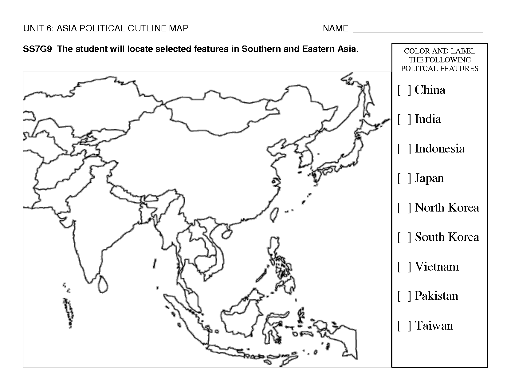 Free Printable World History Worksheets