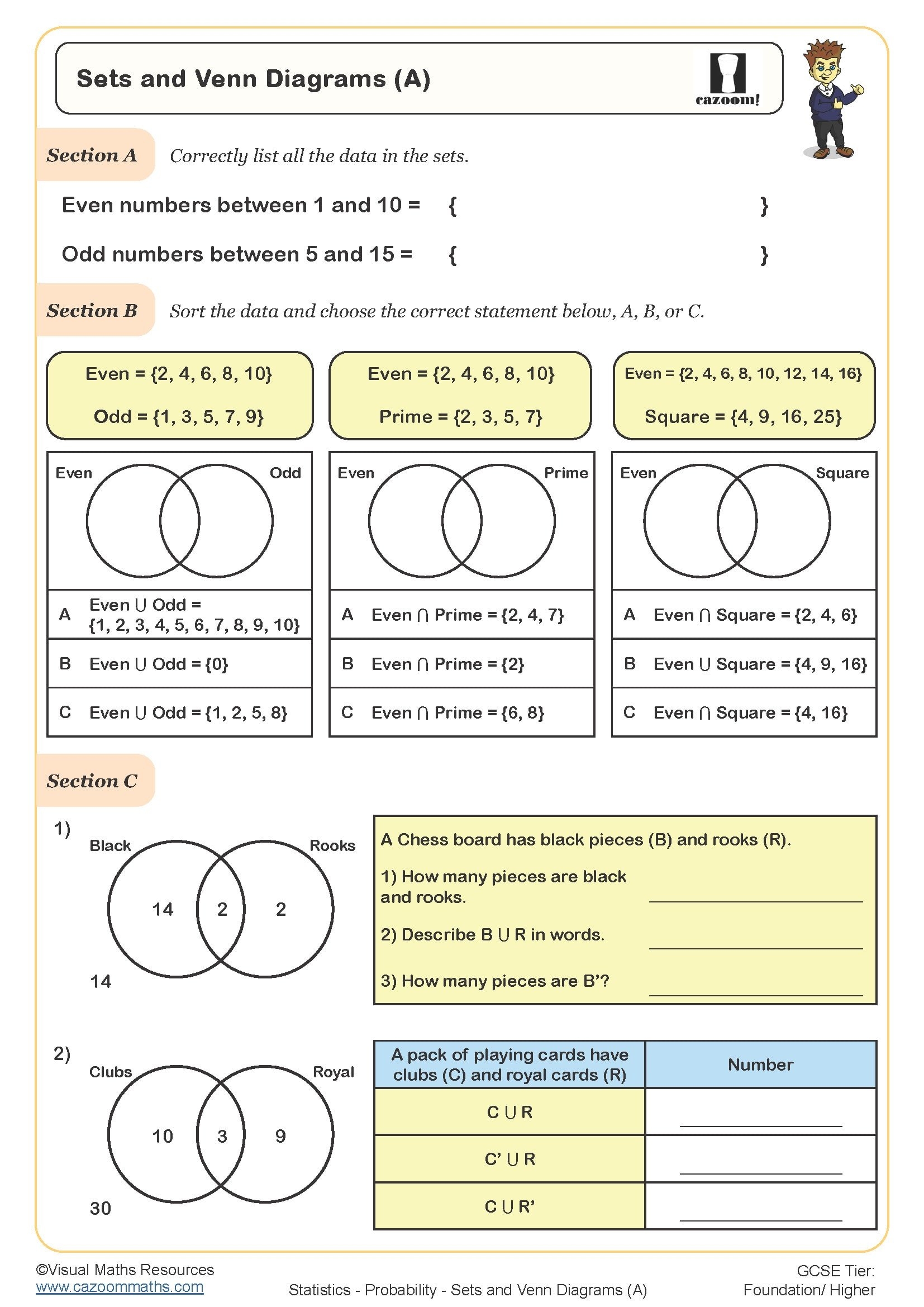 Gcse Maths Worksheets Free Printable