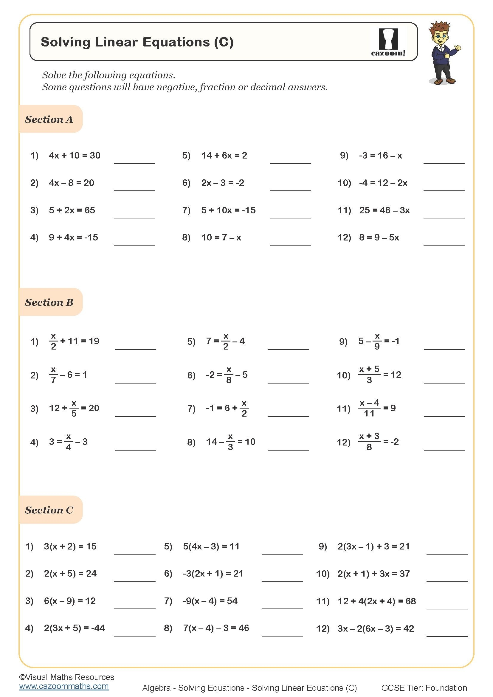Free Printable Worksheets For Grade 9