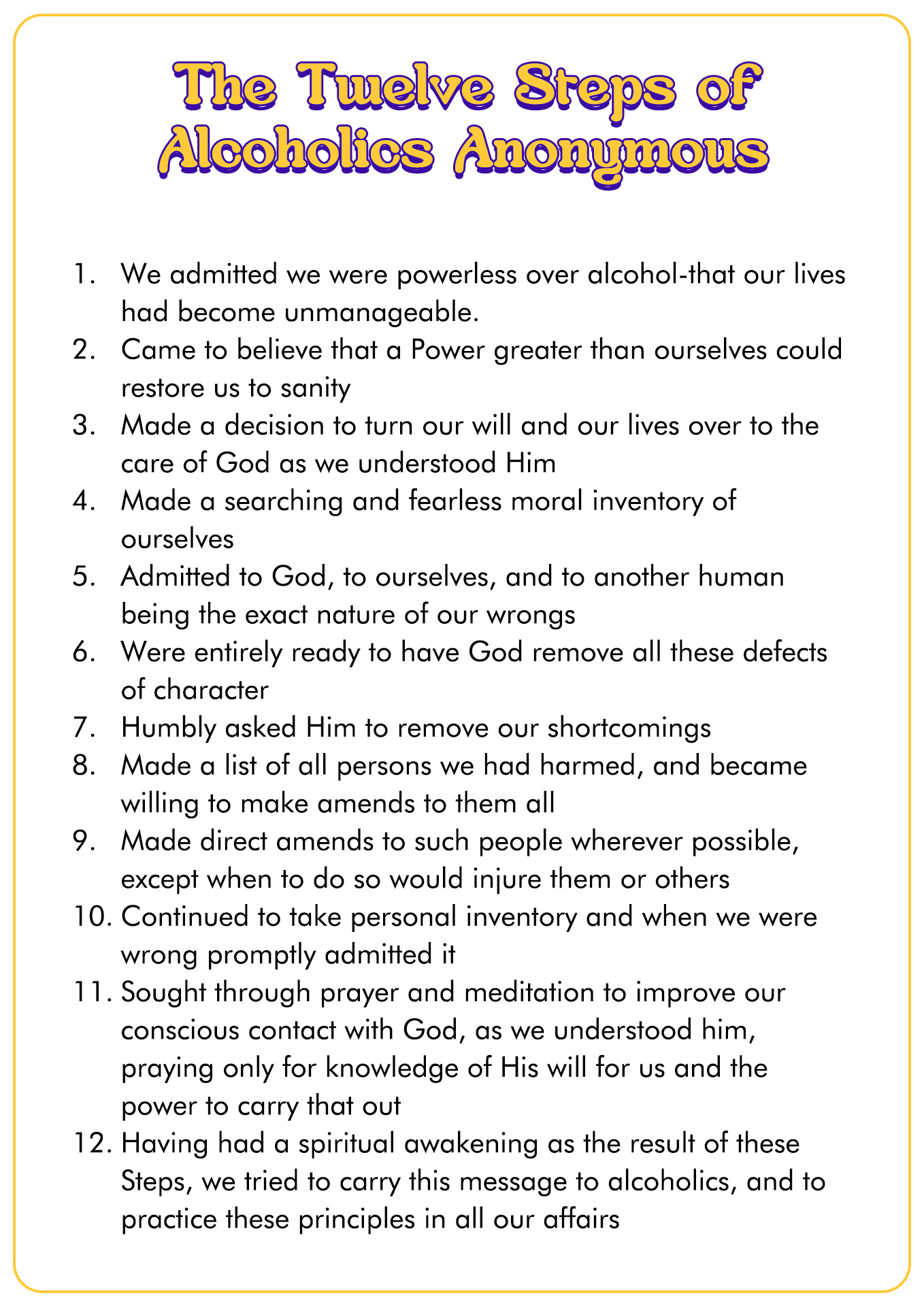 Free Printable Na 12 Step Worksheets Free Printable Na 12 Step Worksheets