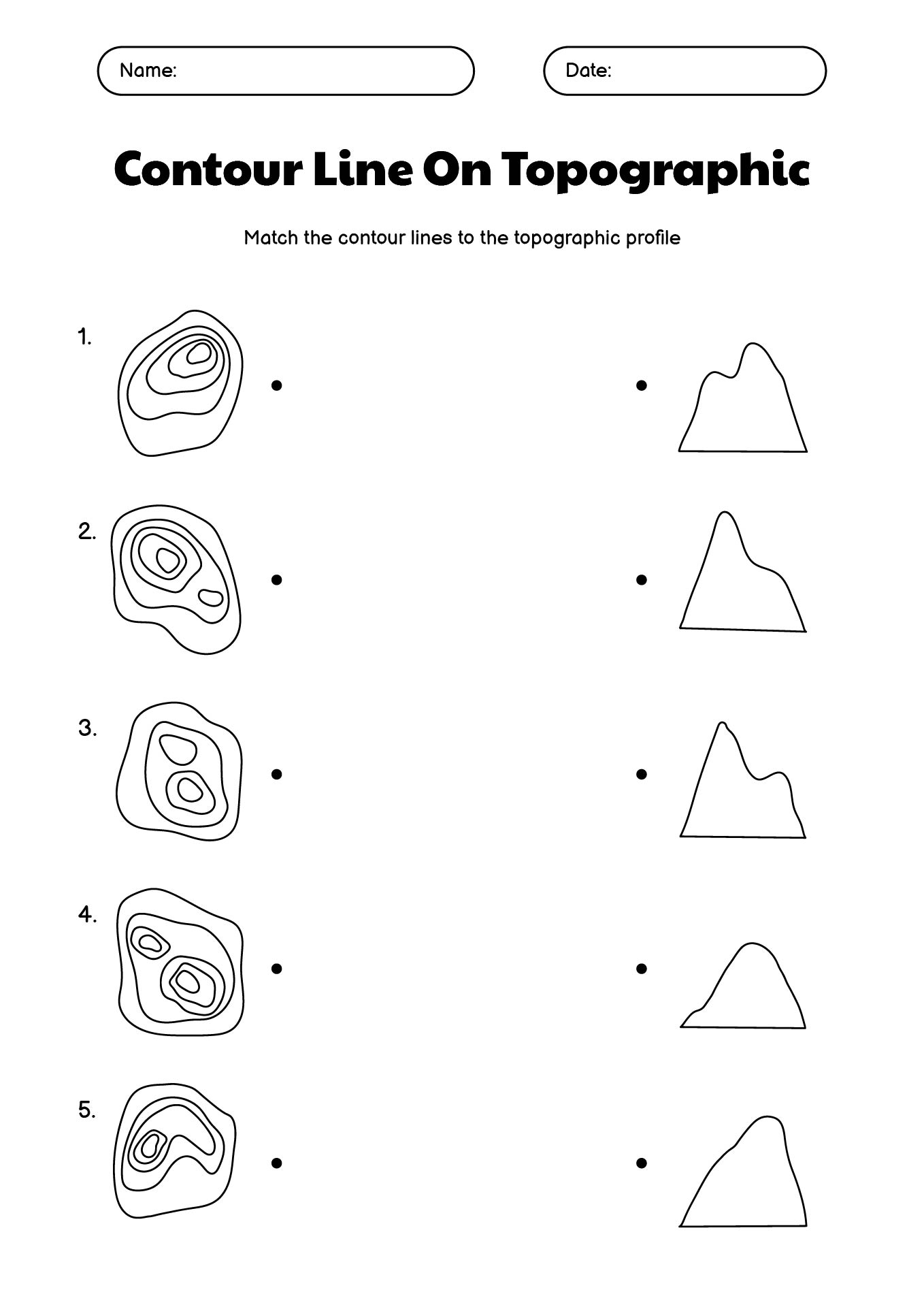 15 Drawing Contour Lines Worksheet Free PDF At Worksheeto