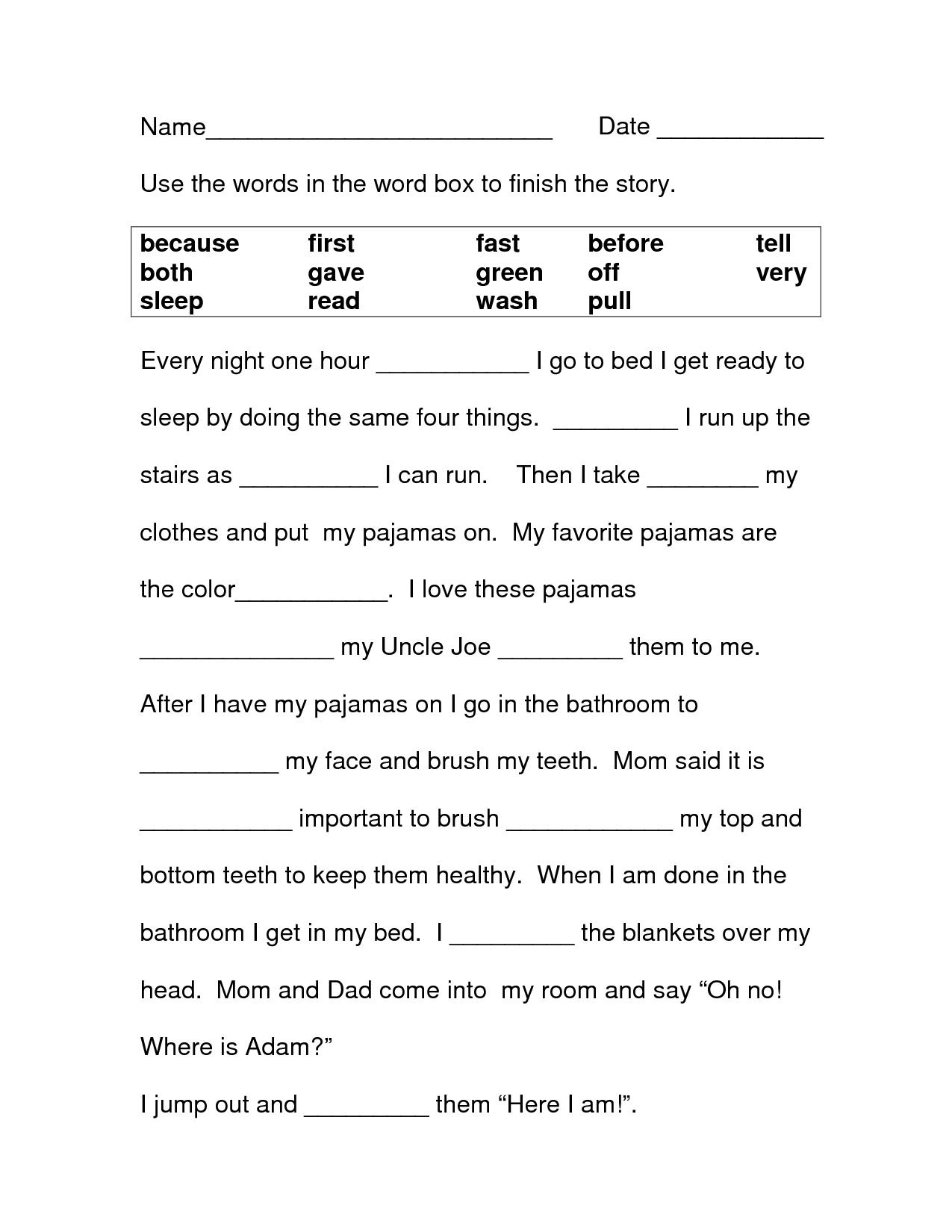 Ela Worksheets 3rd Grade Free Printable