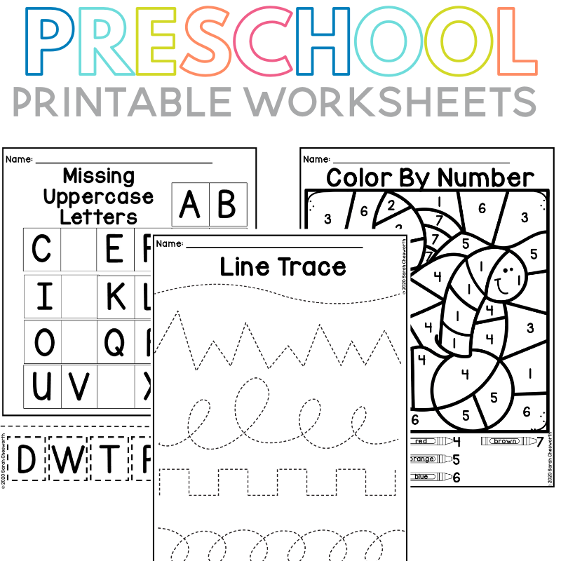 Free Printable Toddler Worksheets Age 3