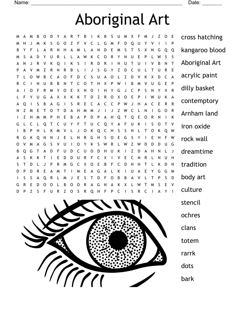 Aboriginal English Mix And Match Worksheet WordMint