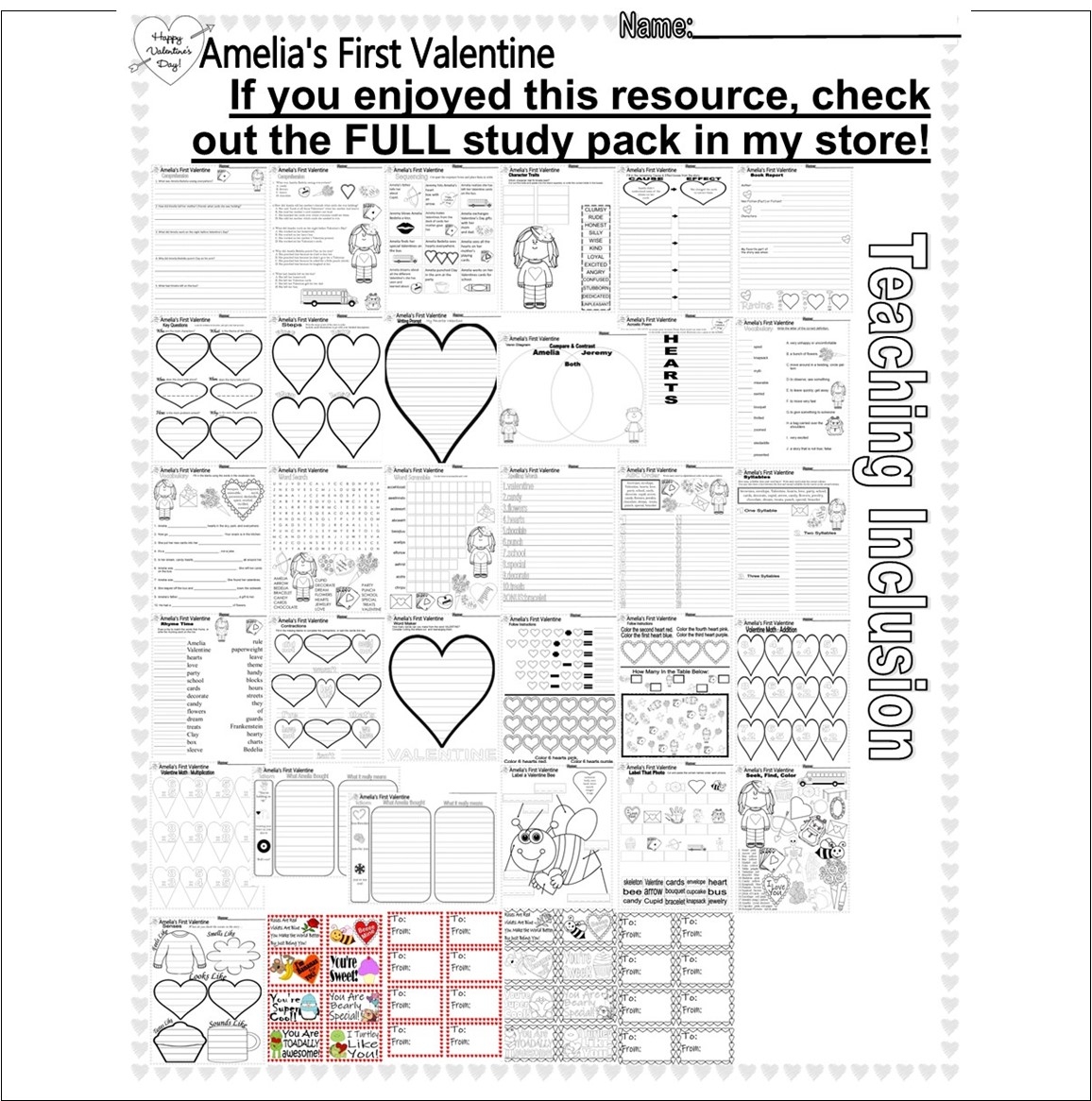 Amelia Bedelia s First Valentine Idioms Worksheets Speech SLP Made By Teachers Amelia Bedelia s First Valentine Idioms Worksheets Speech SLP Made By Teachers