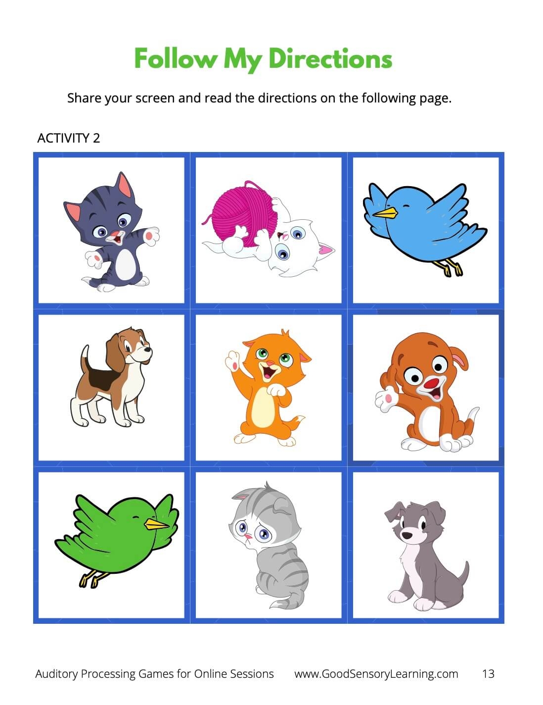 Auditory Processing Games For Online And In Person Learning Good Worksheets Library Auditory Processing Games For Online And In Person Learning Good Worksheets Library