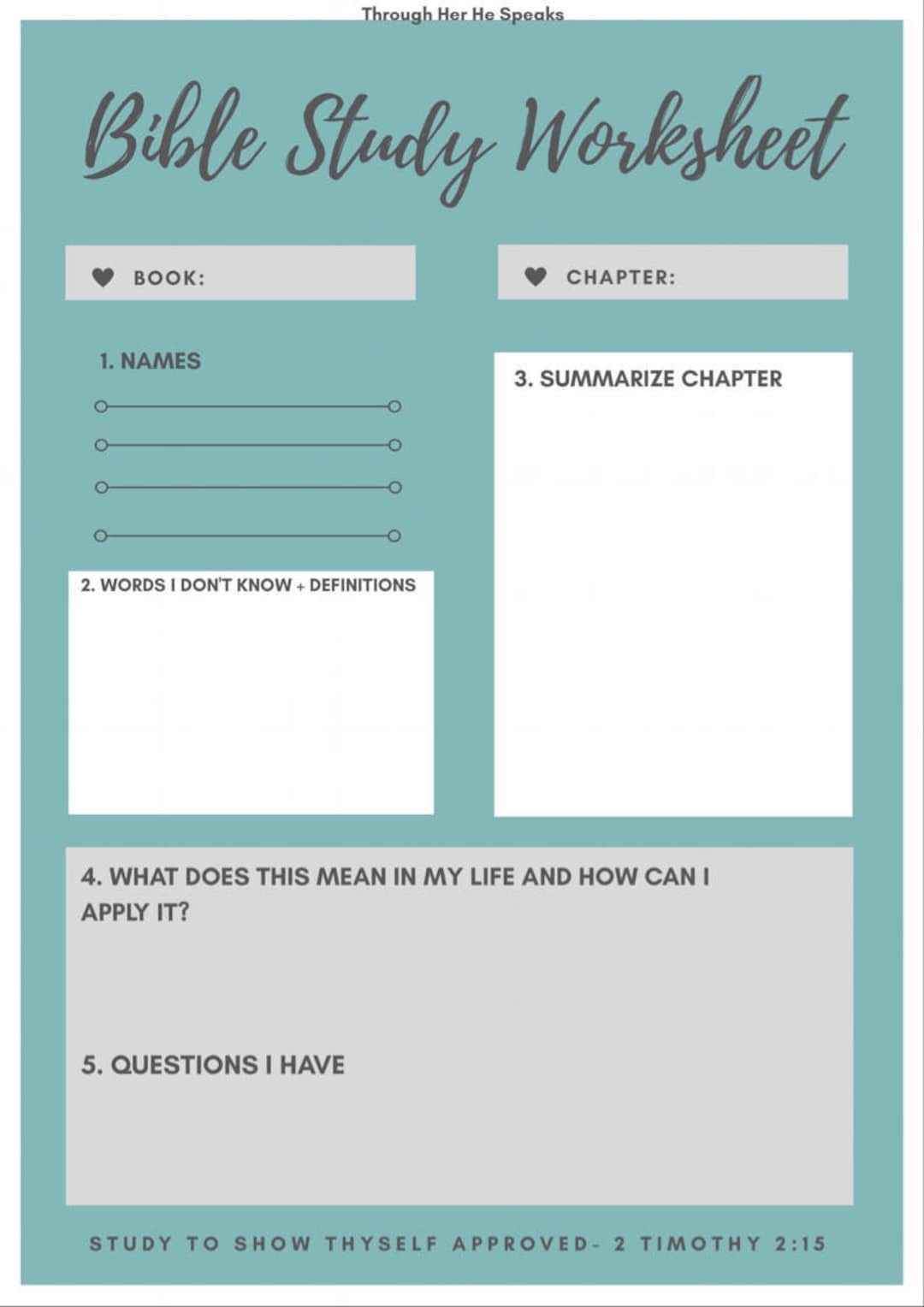 Bible Study Worksheet Bible Study Printable Etsy Bible Study Worksheet Bible Study Printable Etsy