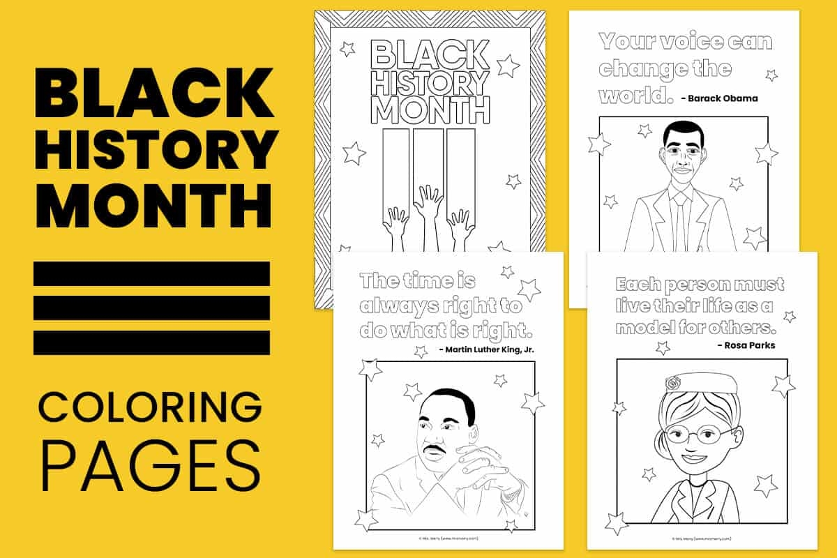 Black History Month Coloring Pages Free Printables Mrs Merry Black History Month Coloring Pages Free Printables Mrs Merry
