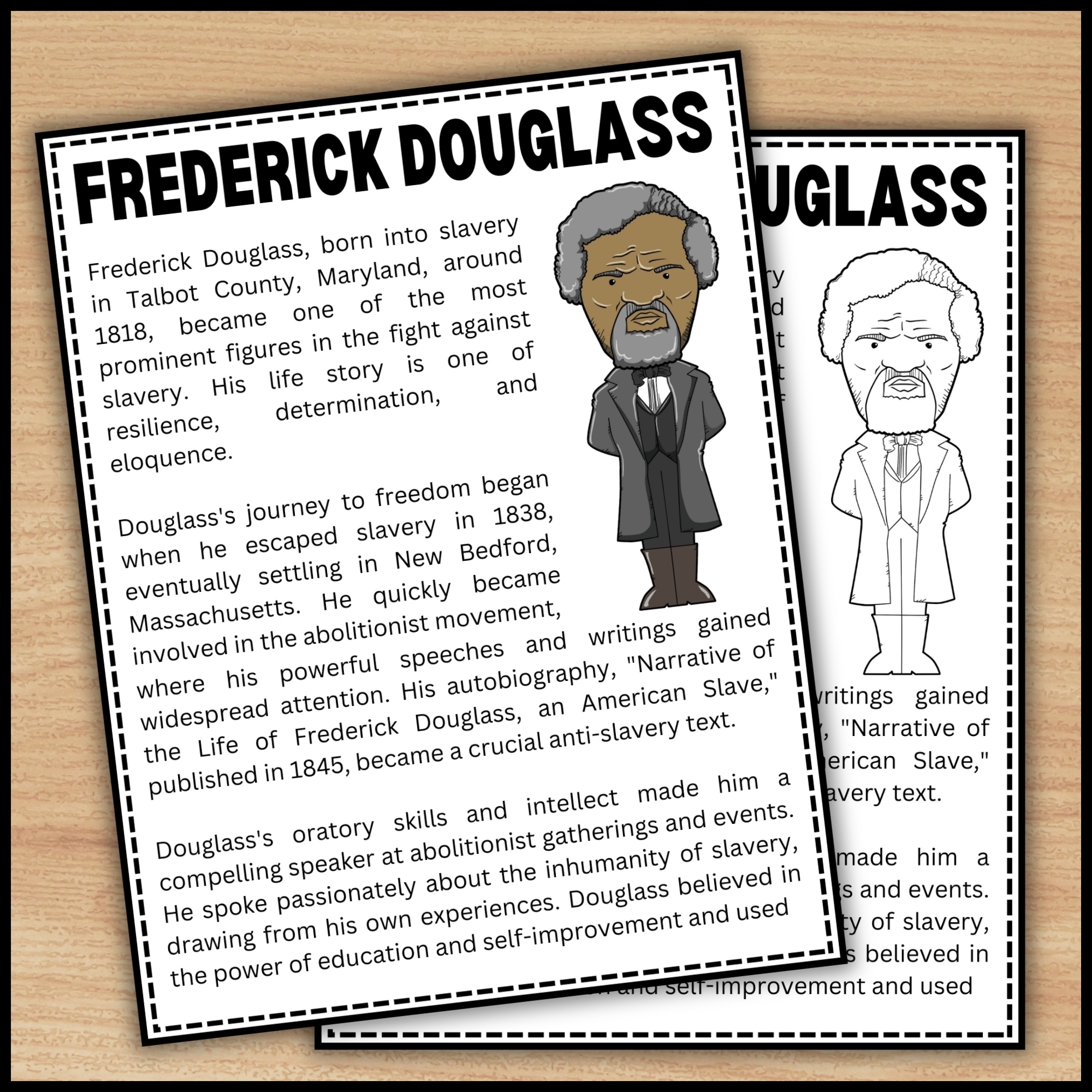 Black History Month Frederick Douglass Reading Comprehension Passage U0026 Questions Black History Month Frederick Douglass Reading Comprehension Passage U0026 Questions