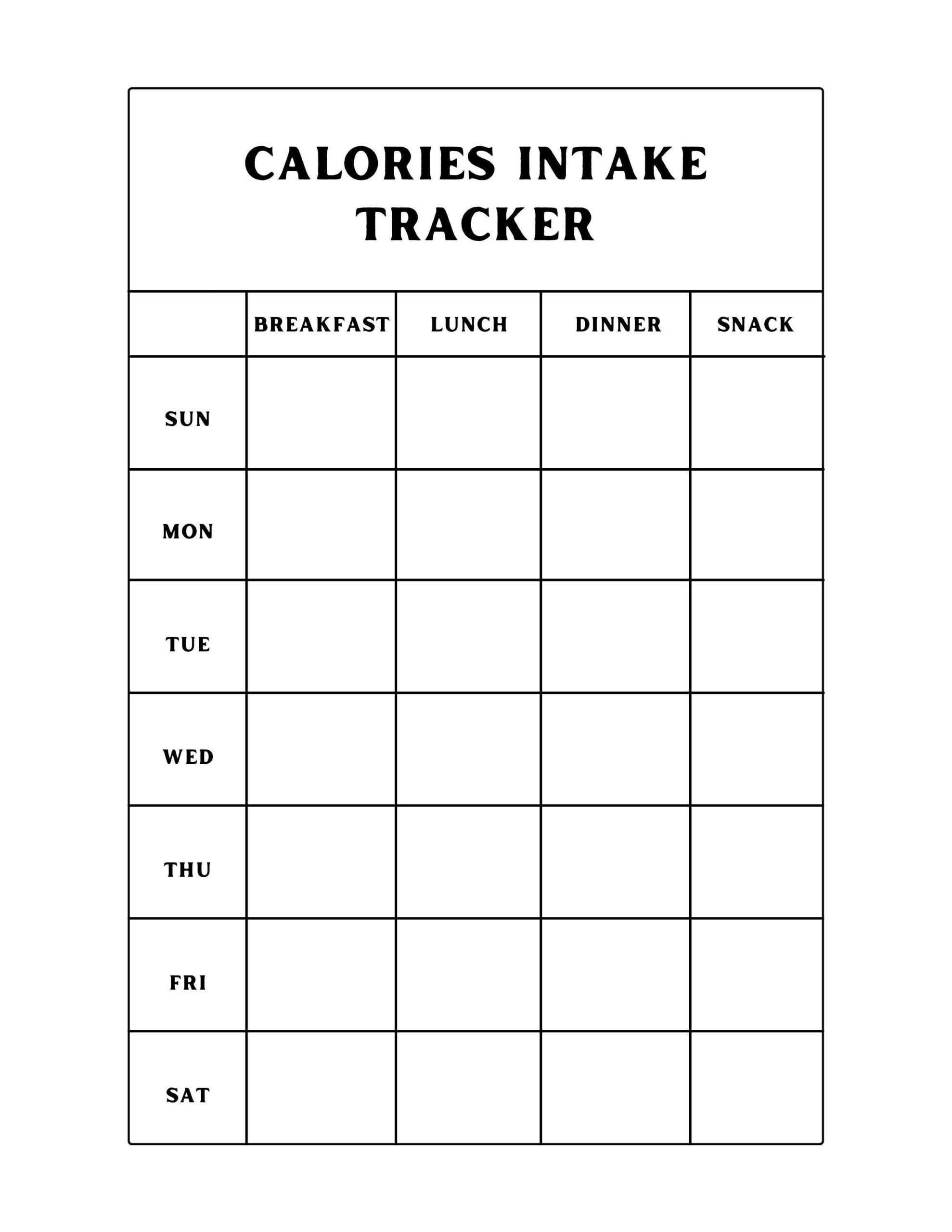 Free Printable Calorie Counter Worksheet Free Printable Calorie Counter Worksheet