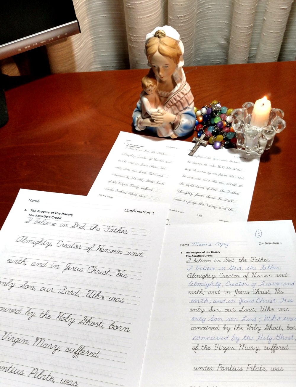 Catholic Confirmation Worksheets Printable Free