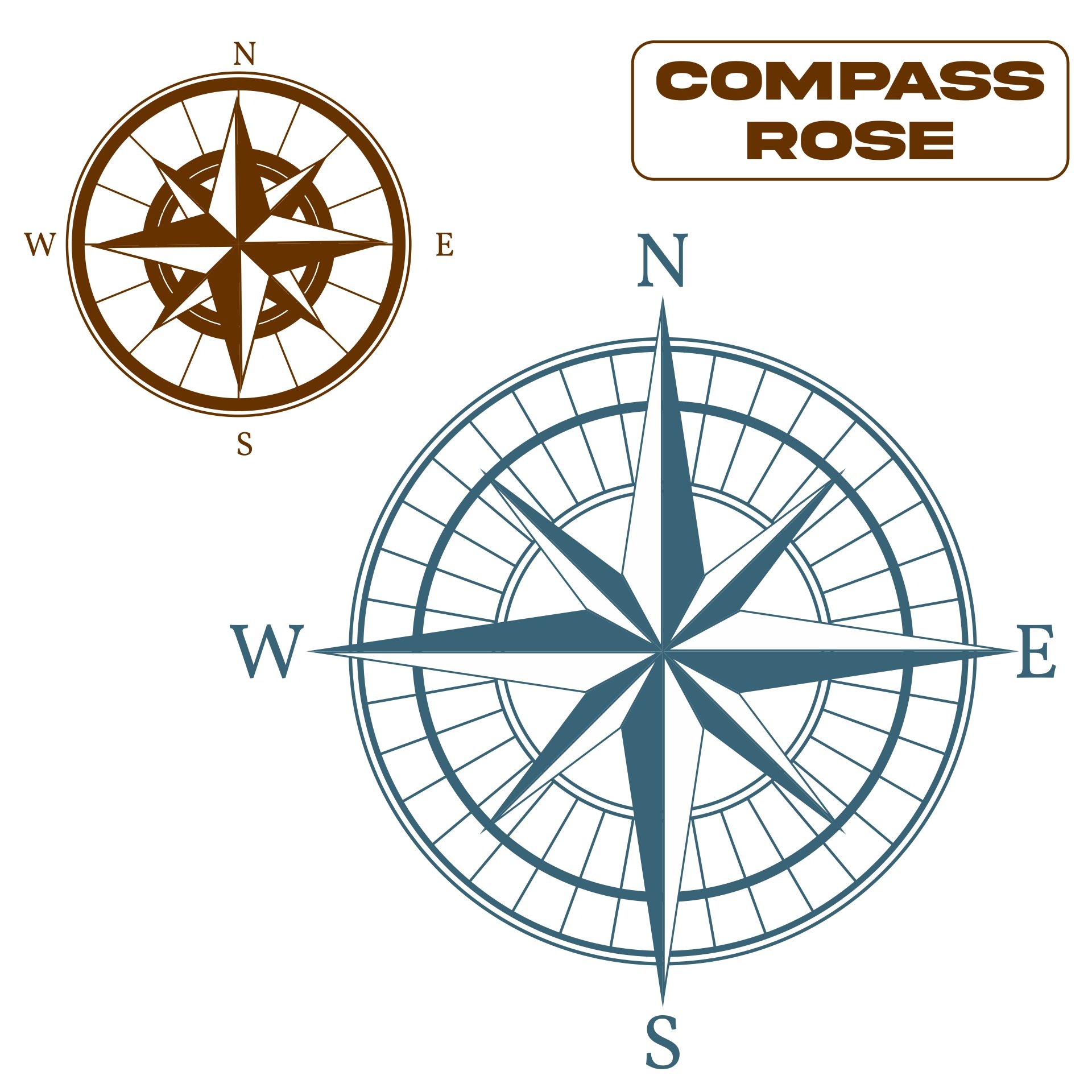 Compass Rose Free Printable Worksheets