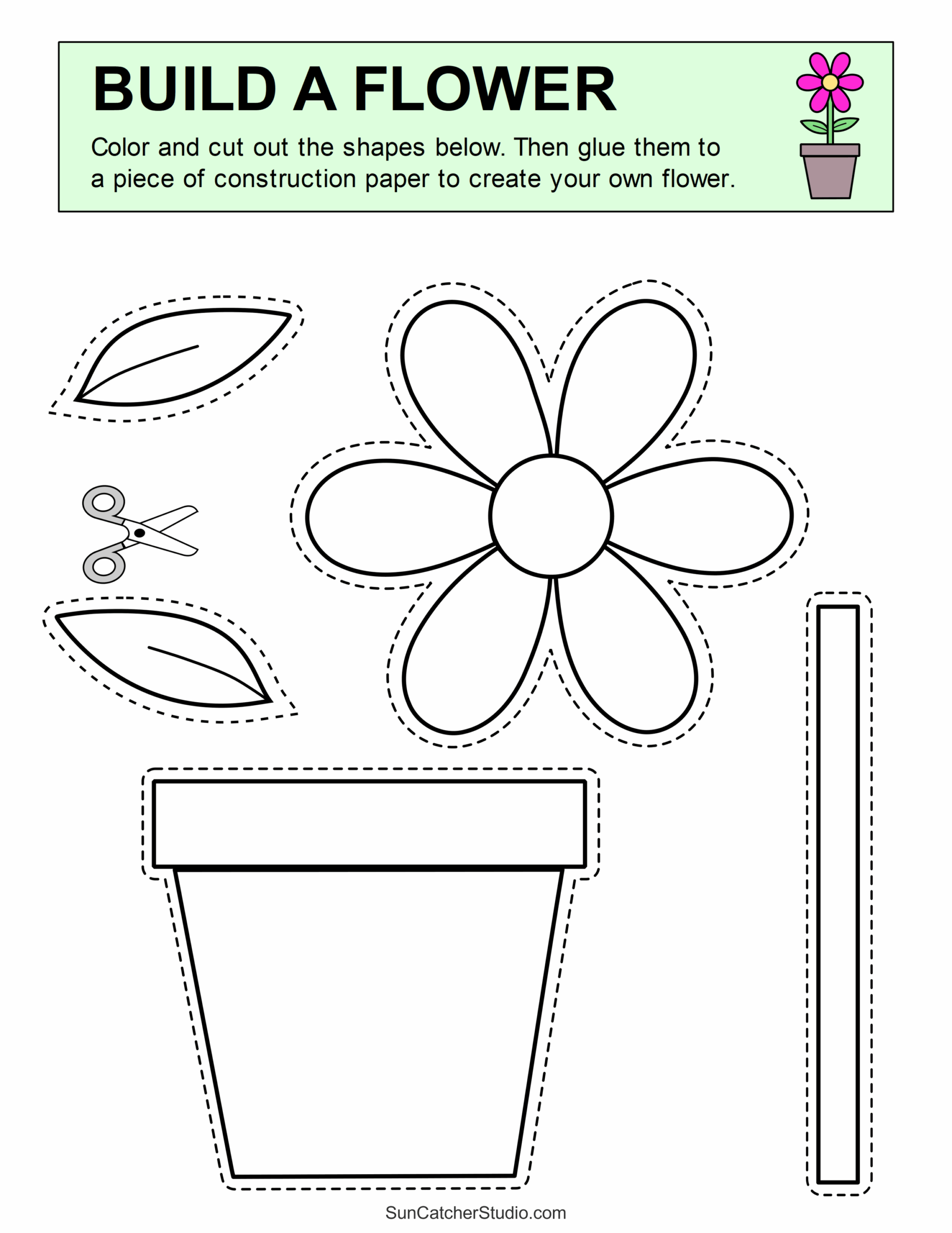 Cut And Paste Worksheets Printable Activities For Kids Free Printables Monograms Design Tools Patterns U0026 DIY Projects