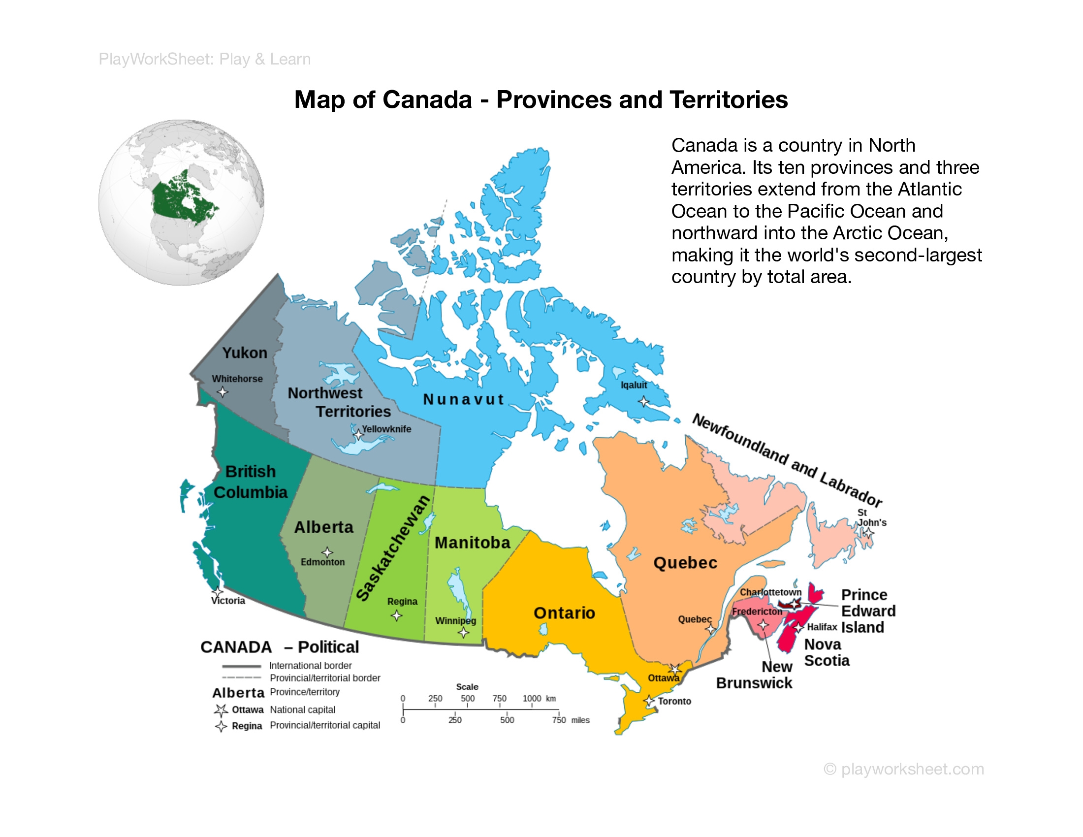 Discover Canada Geography Exploration Printable Map Free Printables For Kids