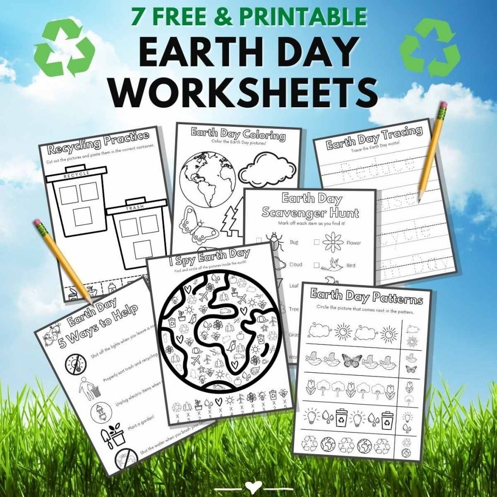 Free Printable Recycling Worksheets-High School