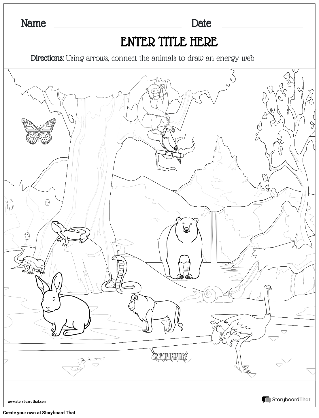 Ecosystems Worksheets For Kids Free Printable Templates Worksheets Library