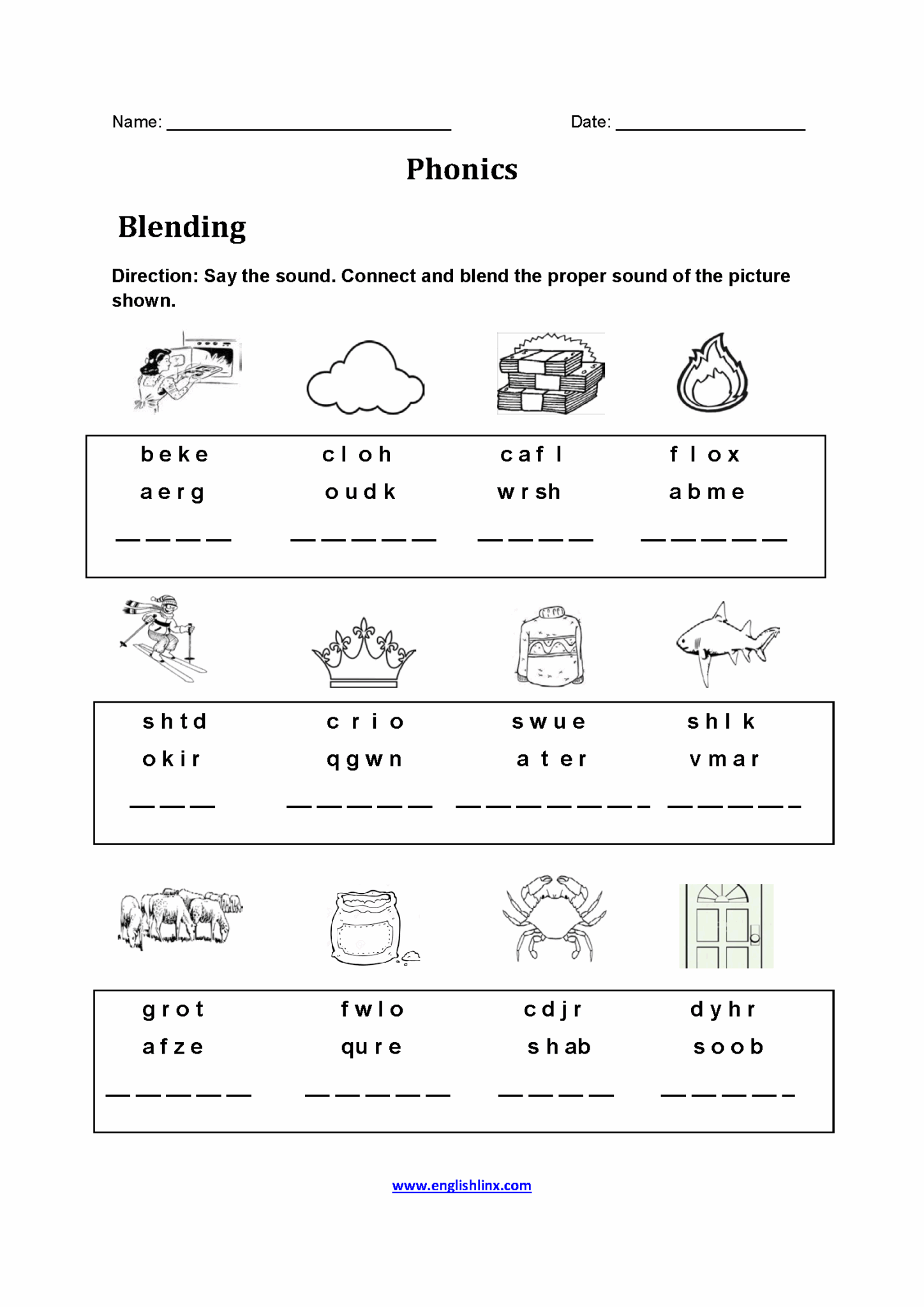 Free Printable Third Grade Phonics Worksheets - Printable Worksheets