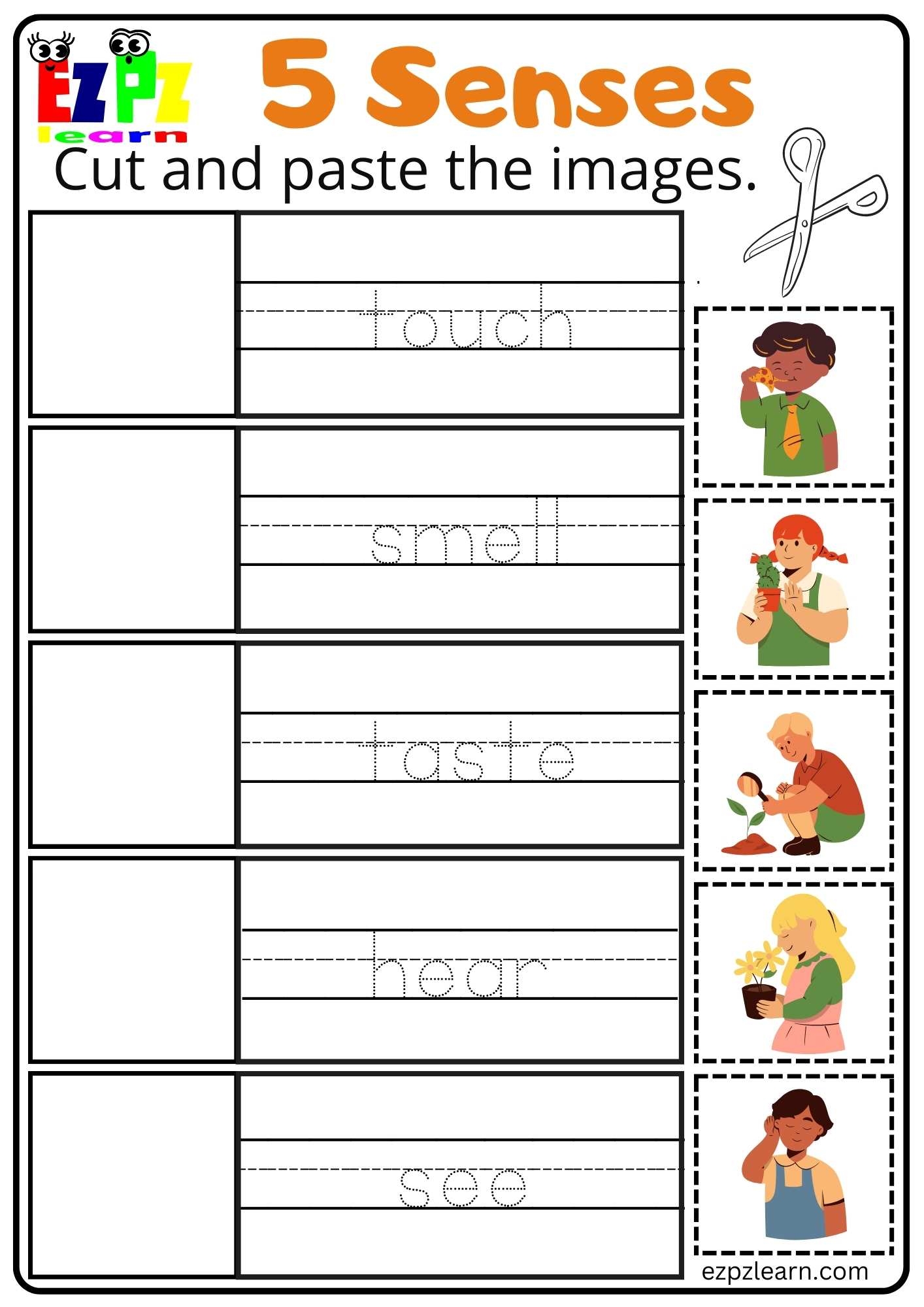 Free Printable Cut And Paste Worksheets Free Printable Cut And Paste Worksheets