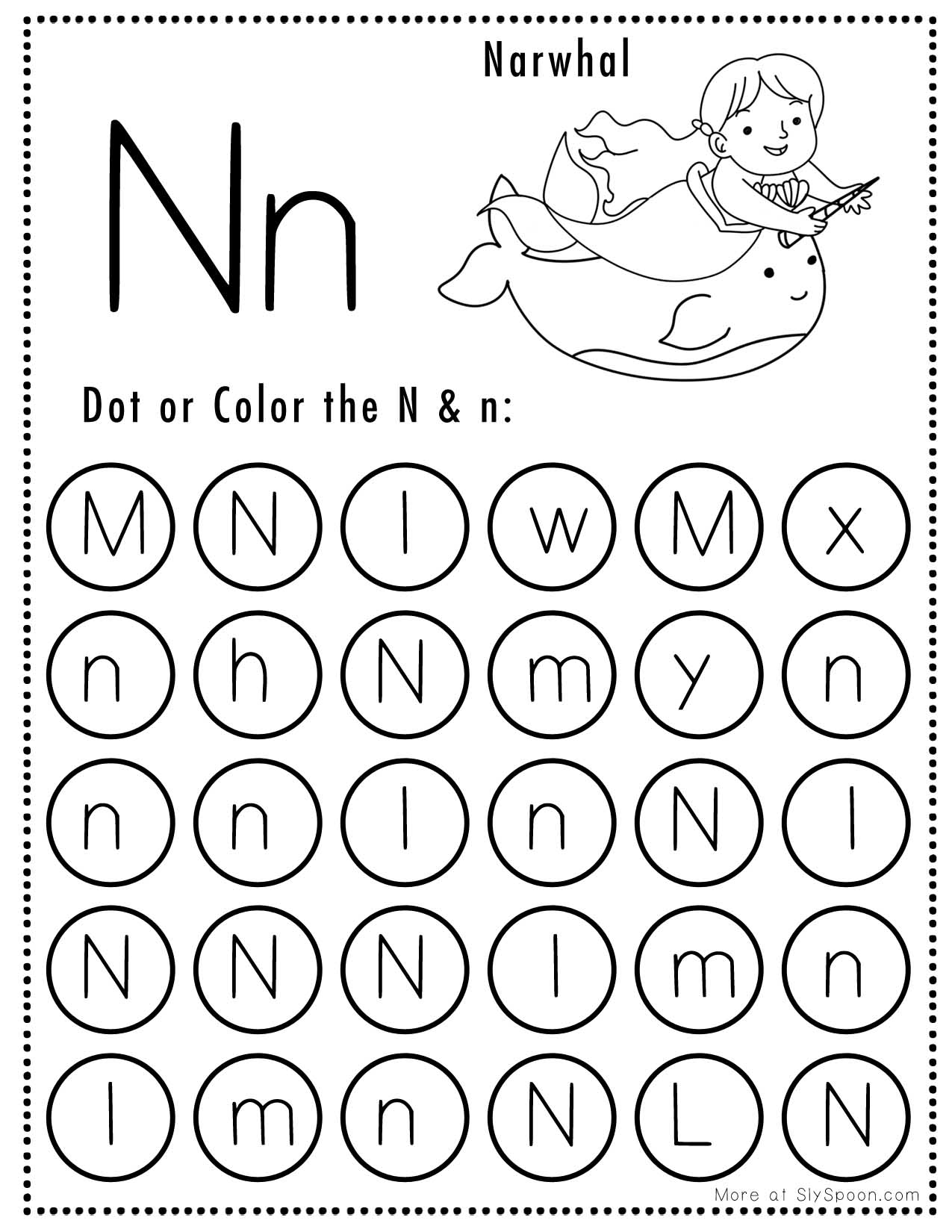 Letter Recognition Free Printable Worksheets