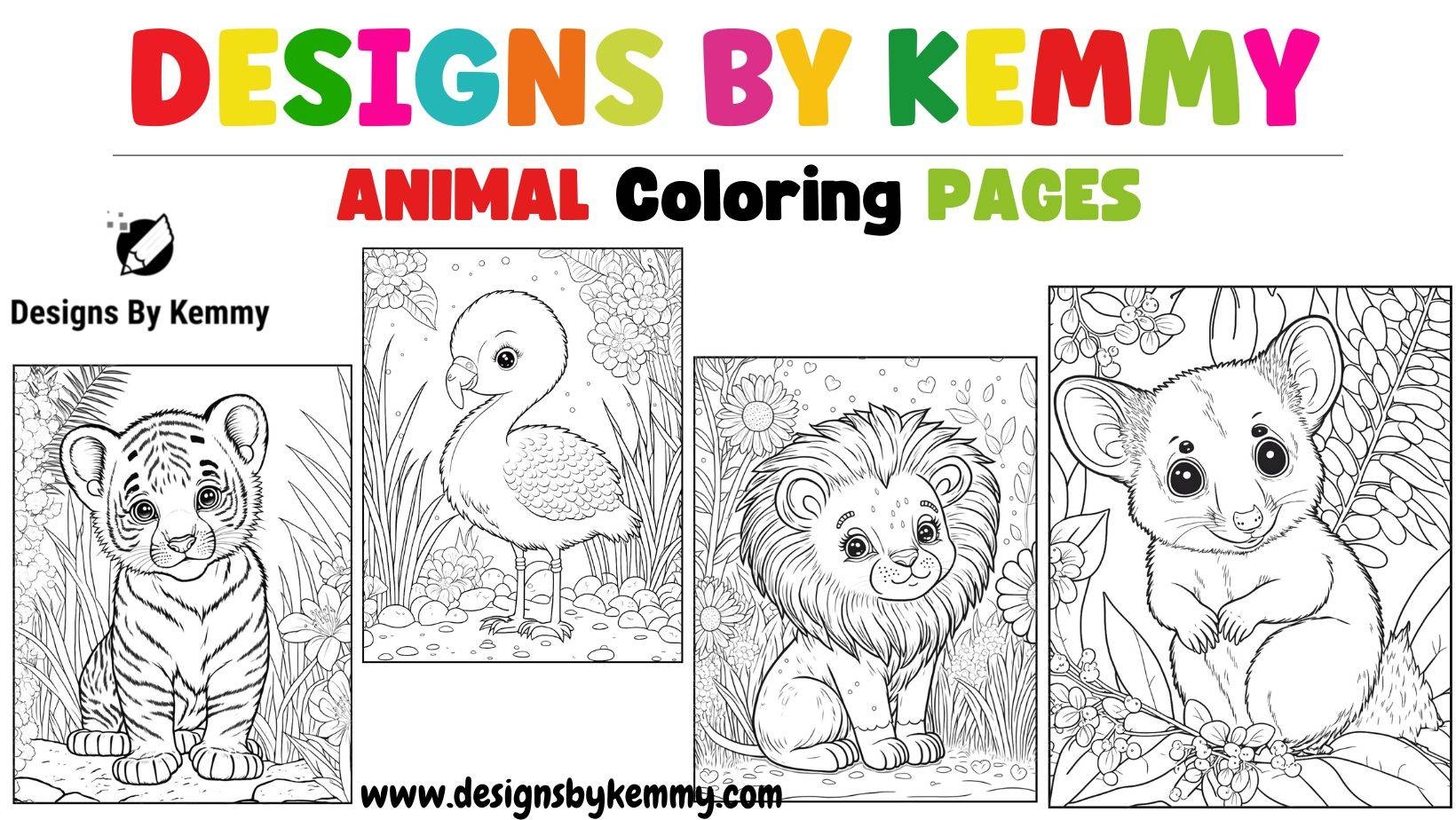 Free Animal Coloring Pages ColorfulFam Free U0026 Premium Coloring Free Animal Coloring Pages ColorfulFam Free U0026 Premium Coloring