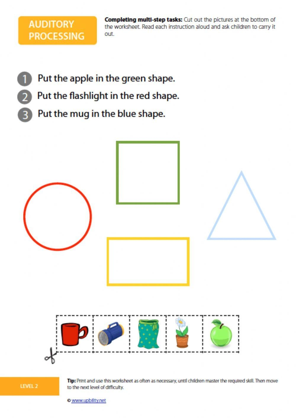 Free Auditory Processing Worksheet Download Free Auditory Processing Worksheet Png Images Free Worksheets On Clipart Library
