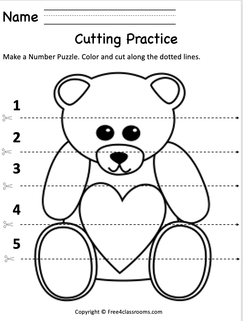 Free Printable Shape Cutting Practice Worksheets Free Printable Shape Cutting Practice Worksheets