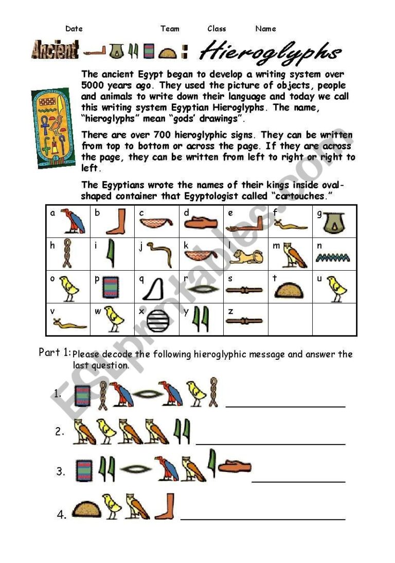 Free Hieroglyphics Worksheet Download Free Hieroglyphics Worksheet Png Images Free Worksheets On Clipart Library
