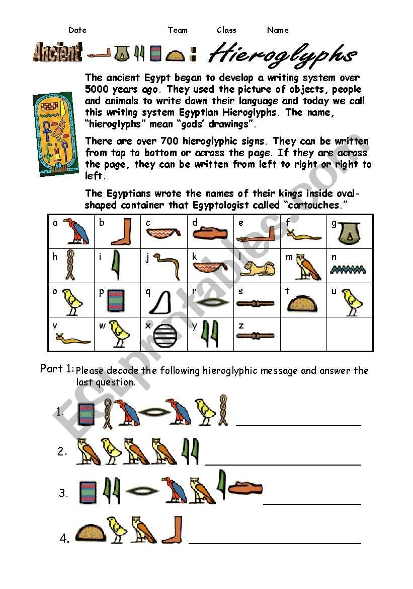 Free Hieroglyphics Worksheet Download Free Hieroglyphics Worksheet Png Images Free Worksheets On Clipart Library