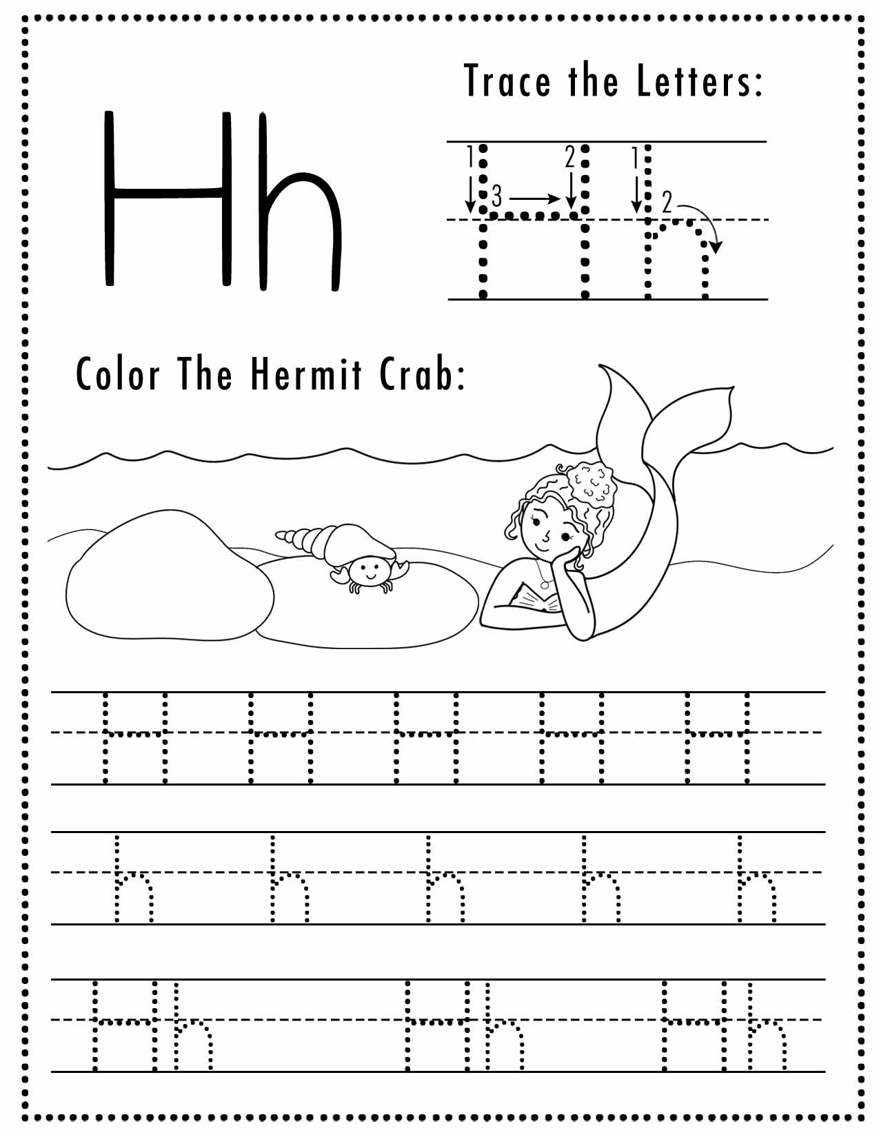 Free Printable Letter H Worksheet Free Printable Letter H Worksheet