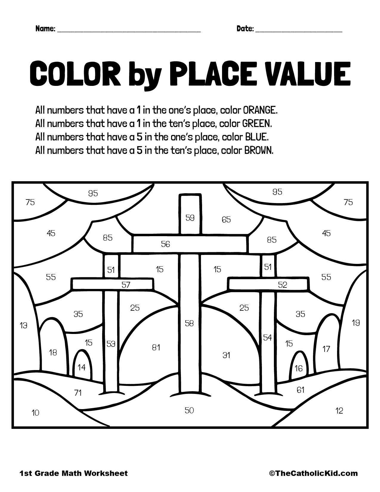 Free Place Value Coloring Worksheet Download Free Place Value Coloring Worksheet Png Images Free Worksheets On Clipart Library