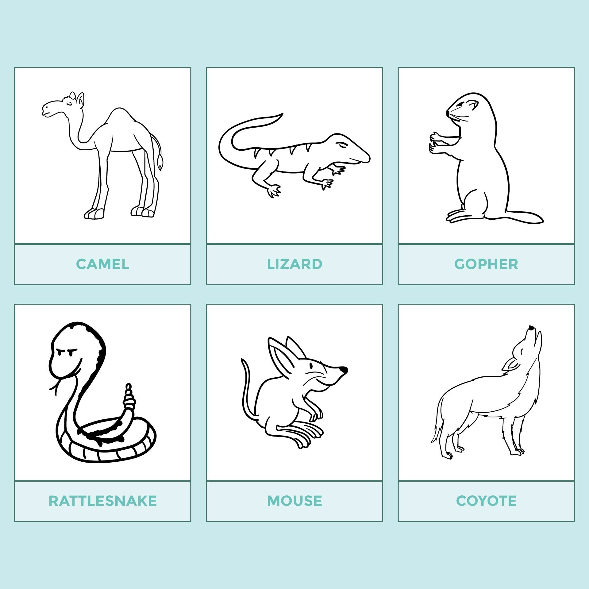 Free Printable Desert Animal Pictures Download Free Printable Desert Animal Pictures Png Images Free Worksheets On Clipart Library