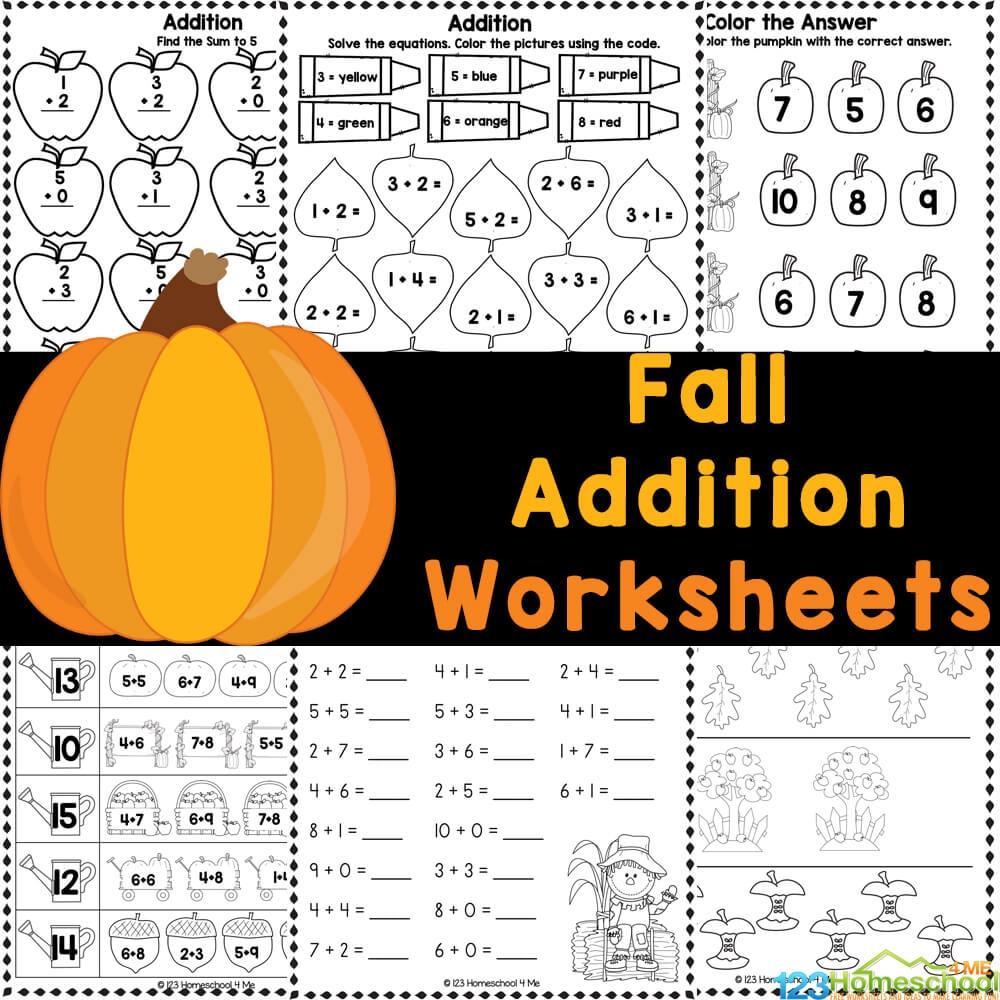 Free Printable Math Addition Worksheet