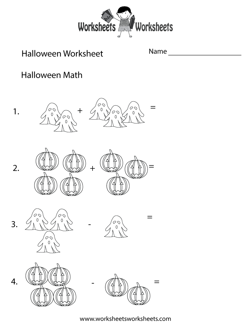 Multiplication Halloween Worksheets Free Printable