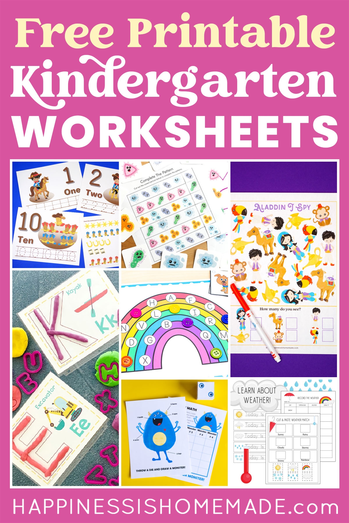 Free Printable Kindergarten Worksheets Happiness Is Homemade Free Printable Kindergarten Worksheets Happiness Is Homemade