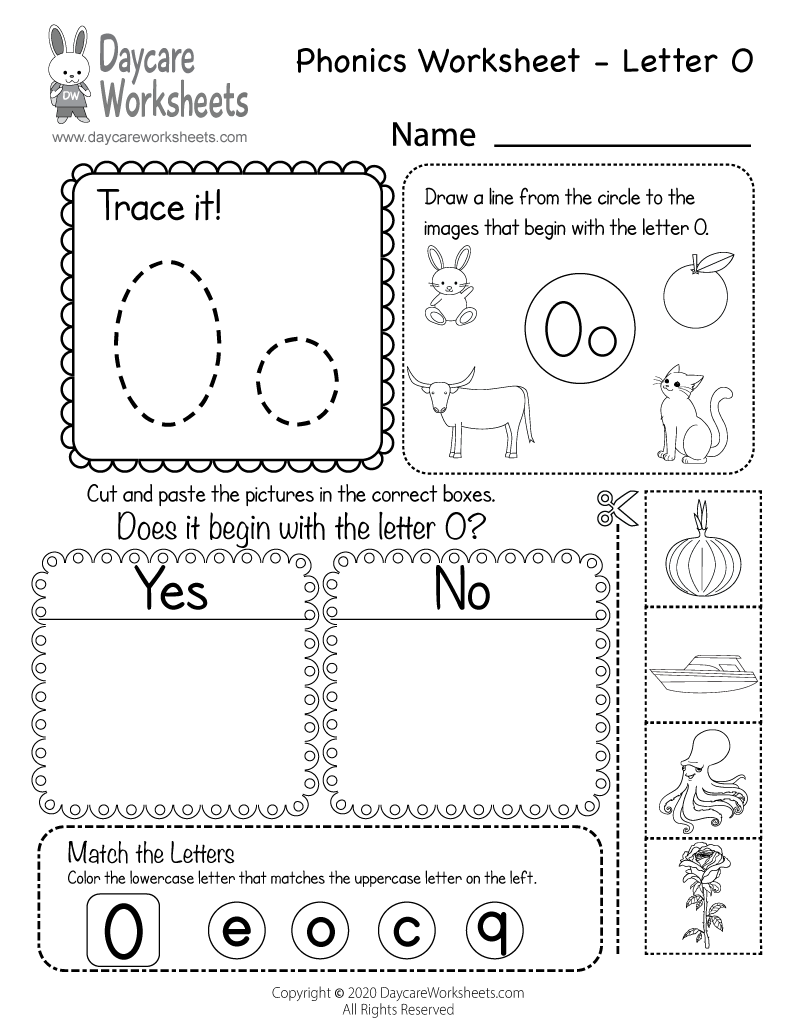 Free Printable Letter O Worksheets Free Printable Letter O Worksheets