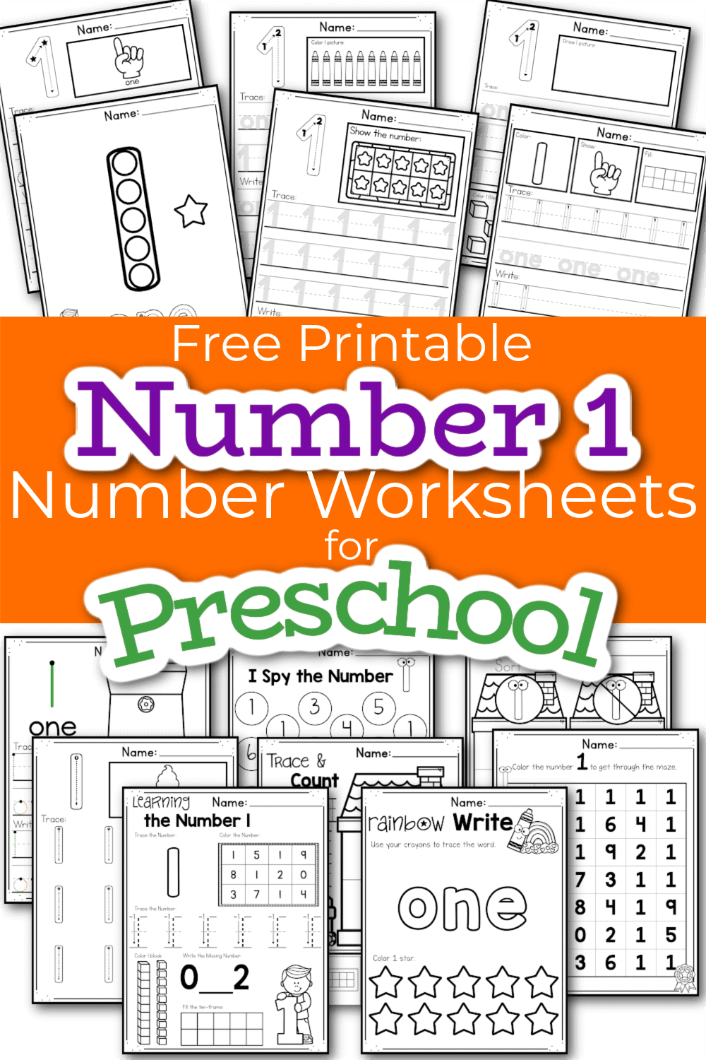 Free Printable Number 1 Worksheets Free Printable Number 1 Worksheets