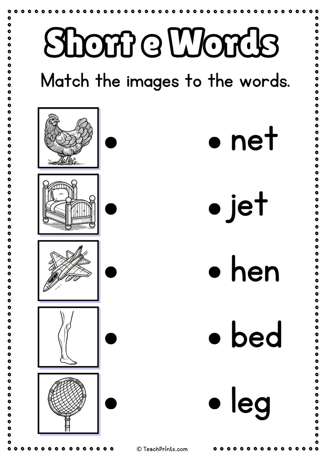 Free Short E Words Worksheets Teach Prints Free Short E Words Worksheets Teach Prints