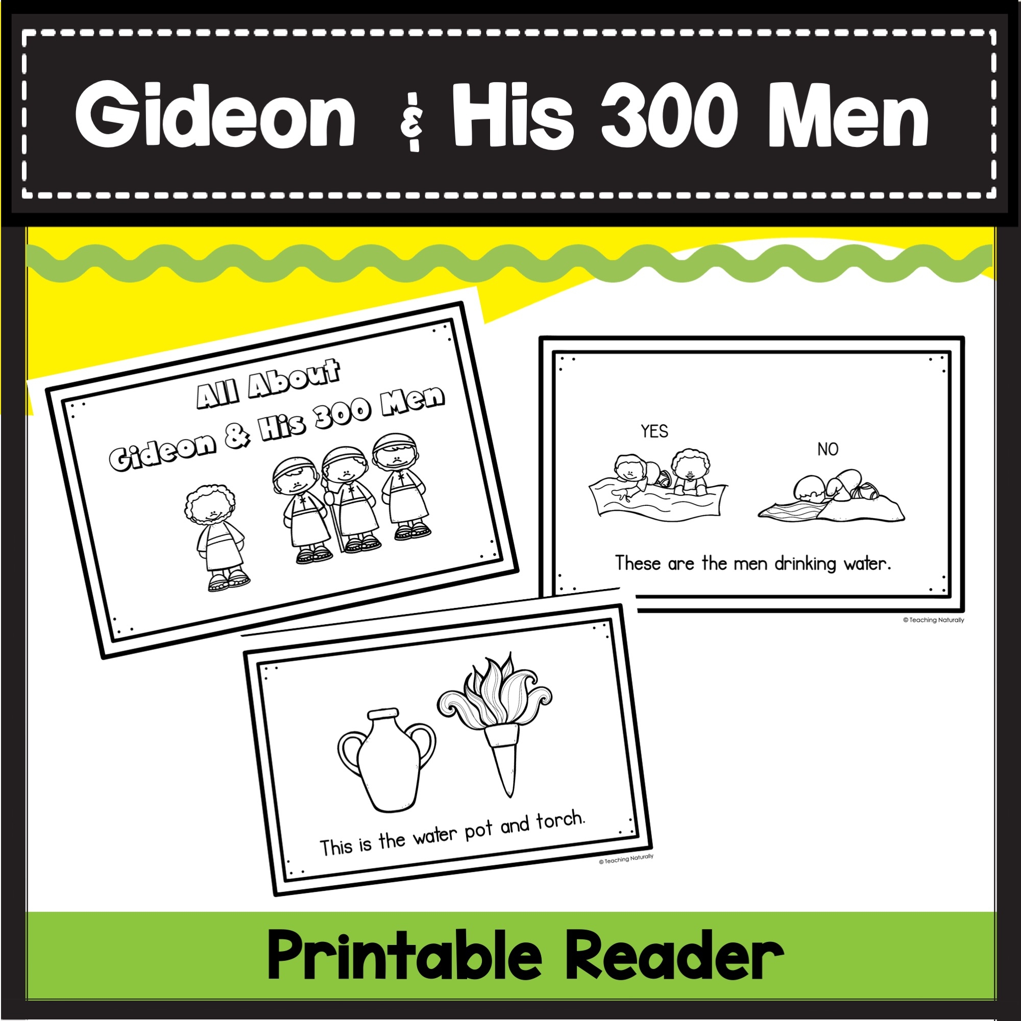Gideon And His 300 Men Bible Story Lesson And Activities Gideon And His 300 Men Bible Story Lesson And Activities