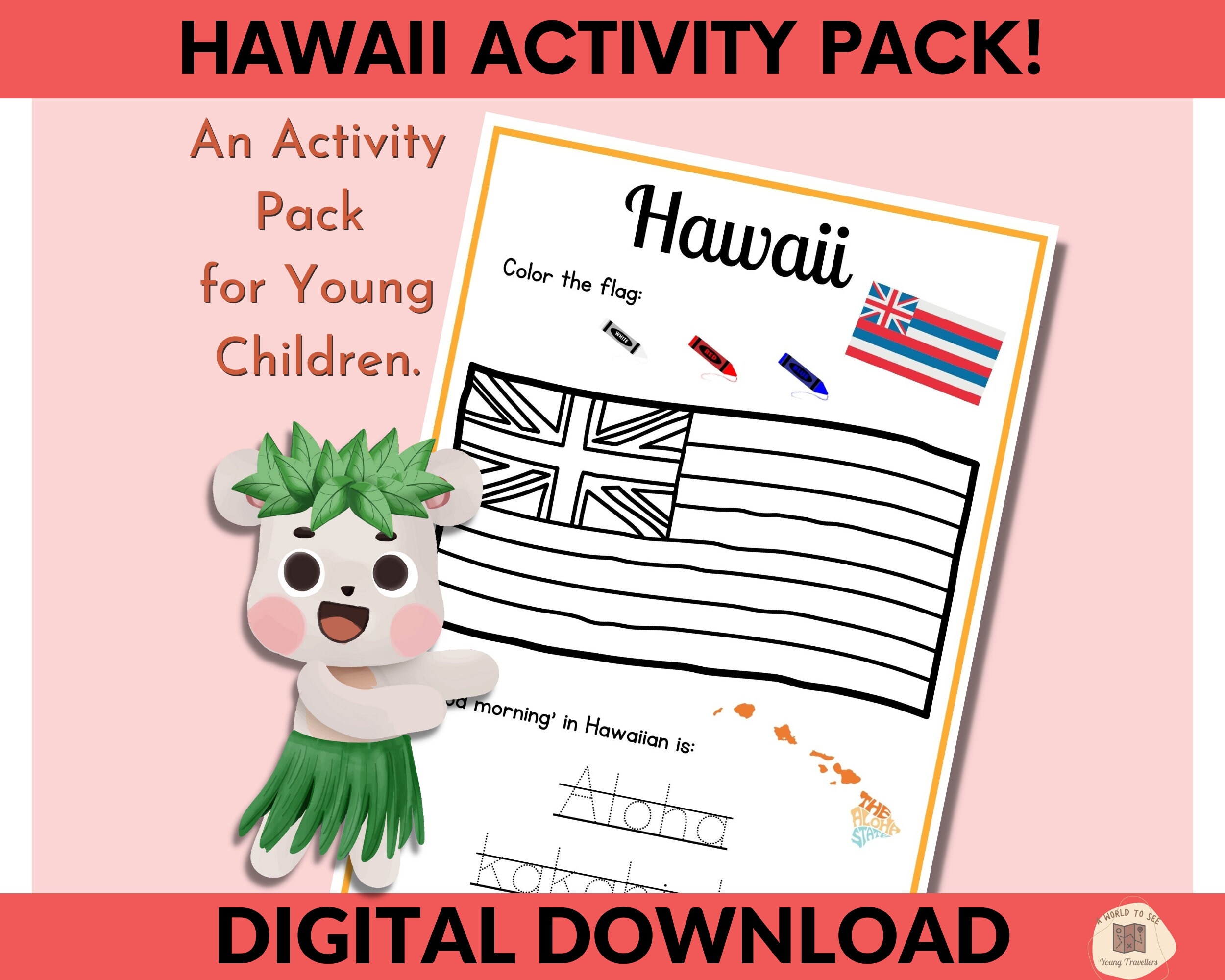 Hawaiian Learning Worksheets Etsy Hawaiian Learning Worksheets Etsy