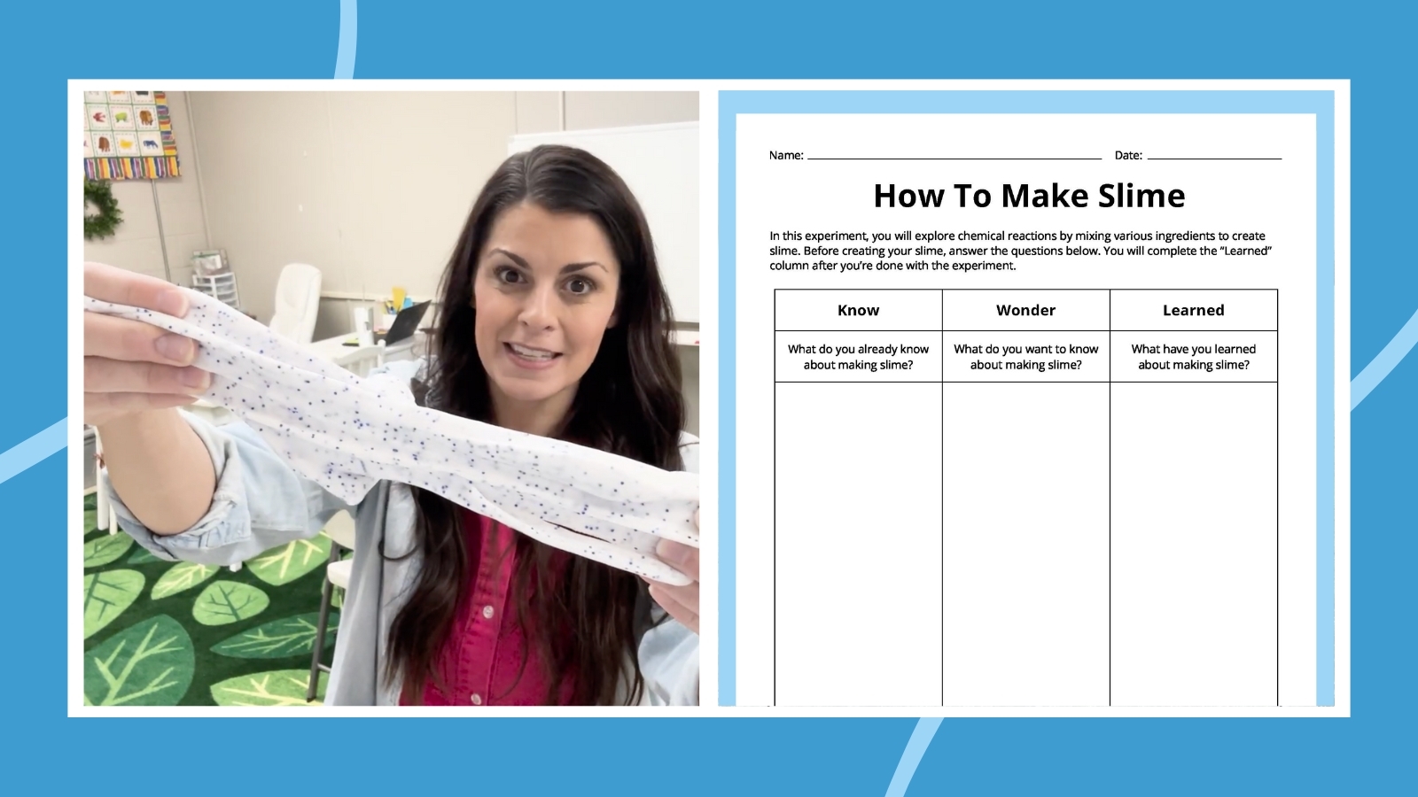 How To Make Slime 4 Recipes Plus Free Worksheet How To Make Slime 4 Recipes Plus Free Worksheet