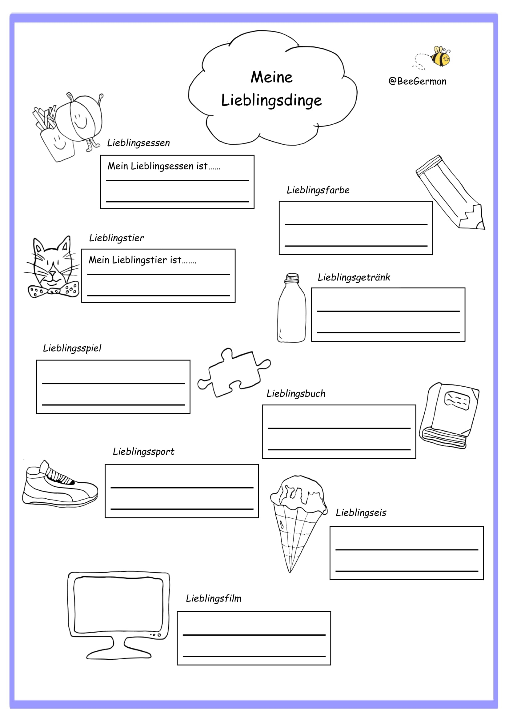 Interactive German Worksheets For Effective Learning Engage With Fun Exercises