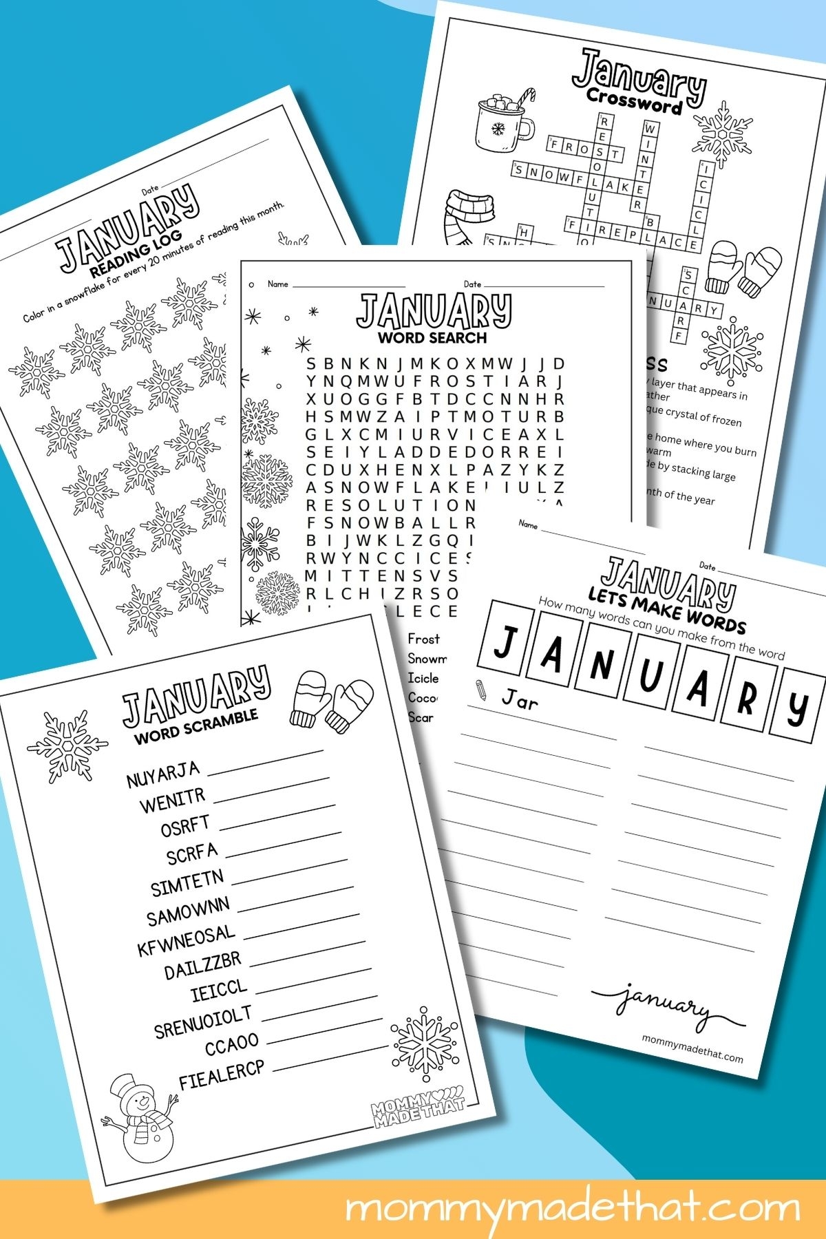 January Worksheets Free Printables 
