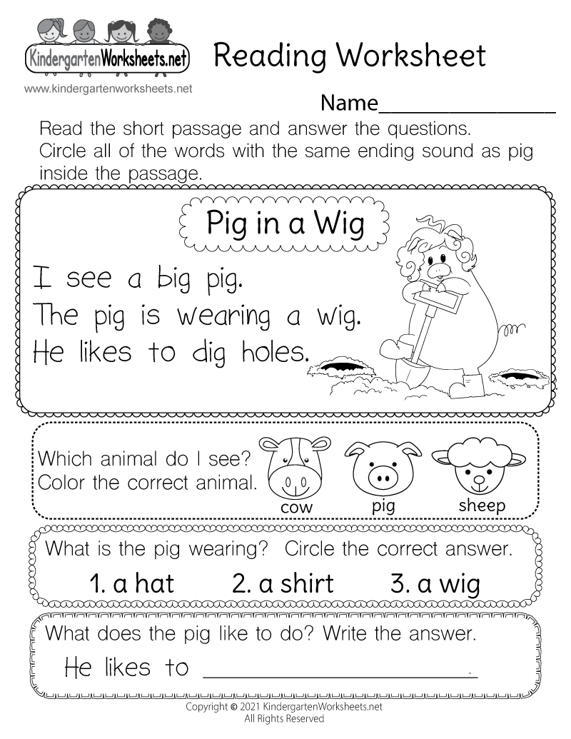 Kindergarten Reading Comprehension Worksheets Superstar Kindergarten Reading Comprehension Worksheets Superstar