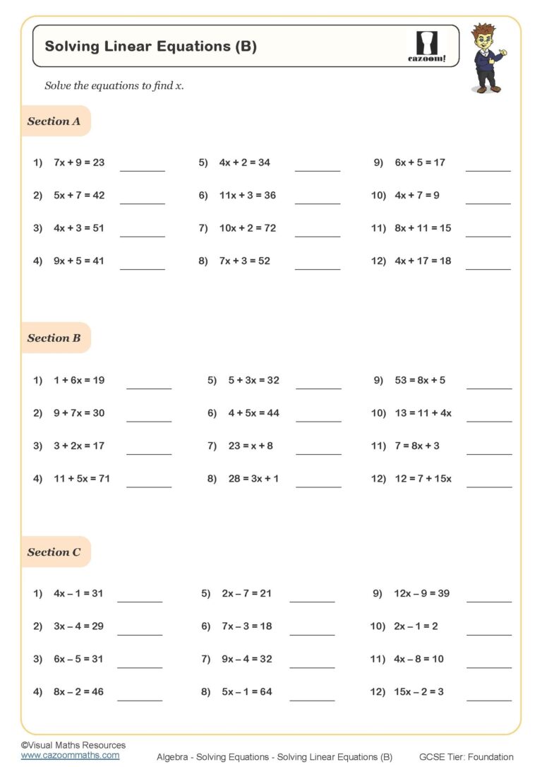 KS3 Maths Worksheets Printable Maths Worksheets KS3 Cazoom Maths