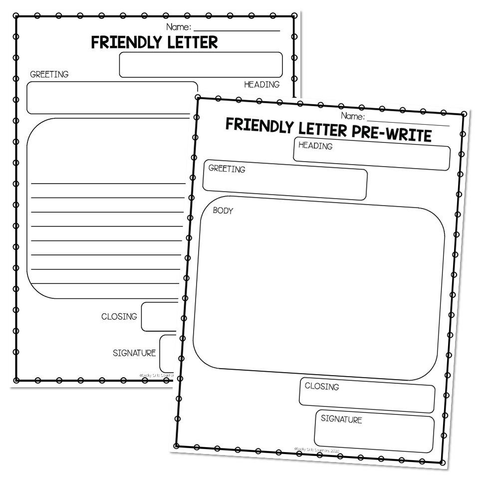 Lucky Little Toolkit Literacy Writing Organizers And Templates 