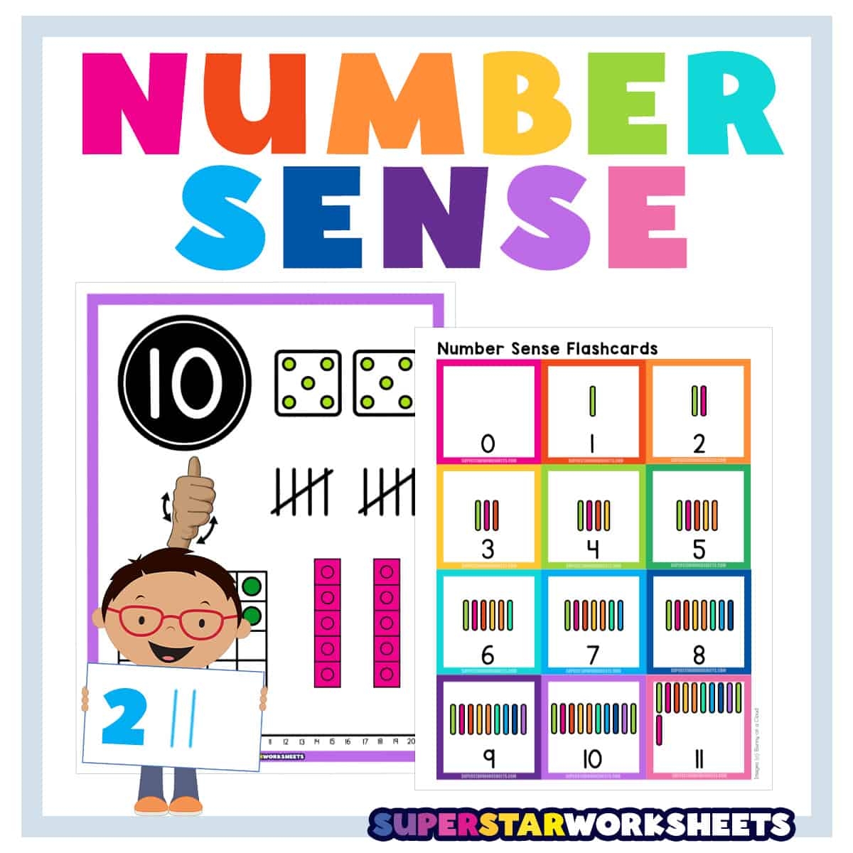 Number Sense Superstar Worksheets