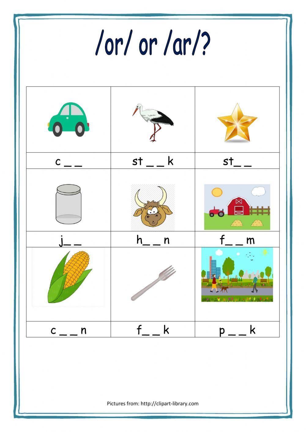 Or Or ar Worksheet Live Worksheets Worksheets Library Or Or ar Worksheet Live Worksheets Worksheets Library