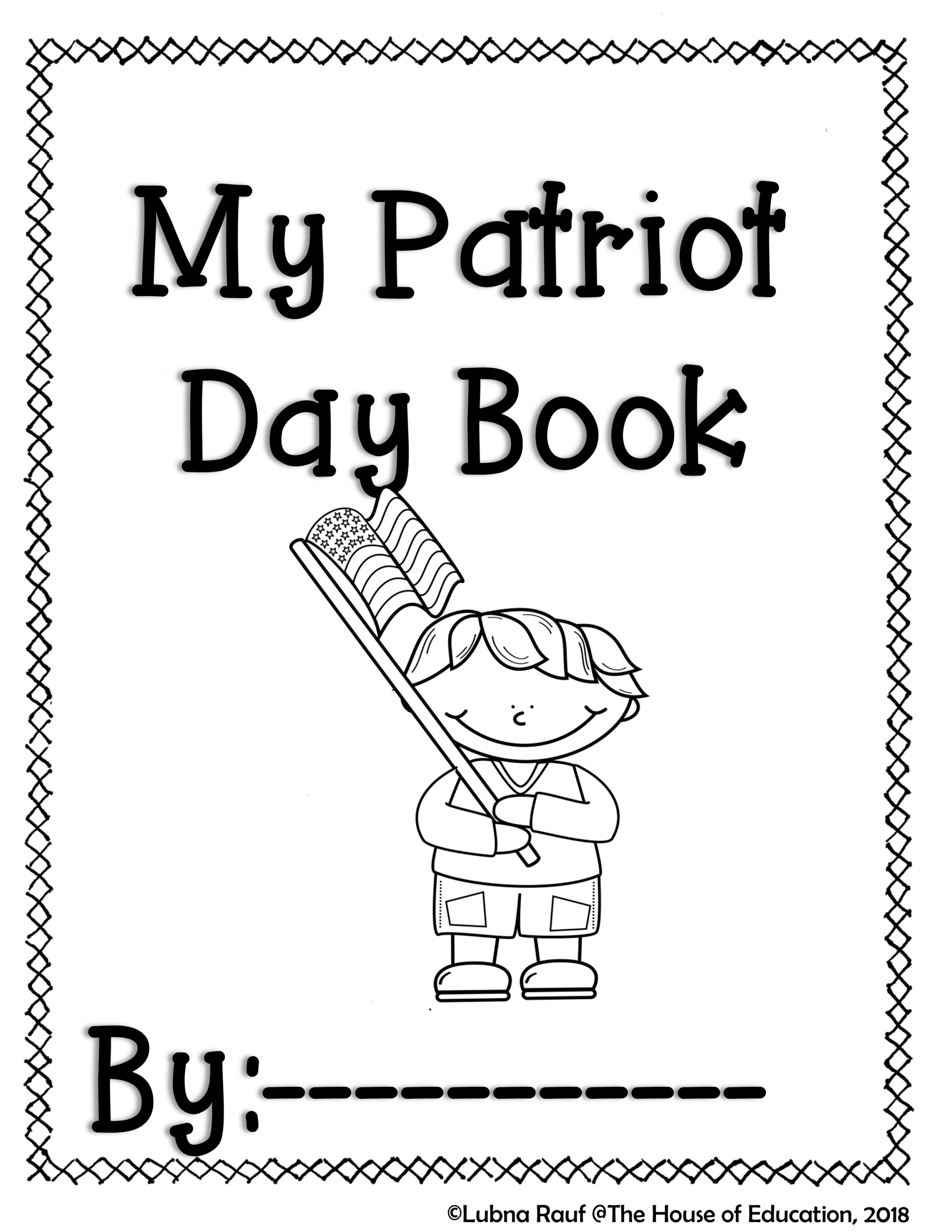 Patriot Day Printable Book For Primary Grades September 11 